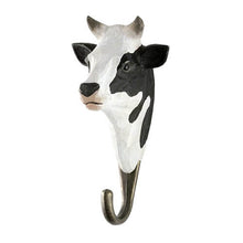 Load image into Gallery viewer, Hand Carved Wall Hook - Cow