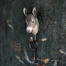 Load image into Gallery viewer, Hand Carved Wall Hook - Donkey
