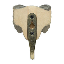 Load image into Gallery viewer, Hand Carved Wall Hook - Elephant