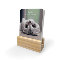 Load image into Gallery viewer, 24 Animal Affirmation Cards & Stand - Wise Cats