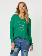 Load image into Gallery viewer, Threadz Cest La Vie Sweat - Ivy