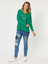 Load image into Gallery viewer, Threadz Cest La Vie Sweat - Ivy