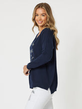 Load image into Gallery viewer, Threadz Cest La Vie Sweat - Navy