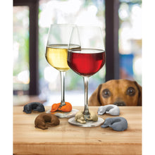 Load image into Gallery viewer, Wine Glass Markers Winer Dogs - Set of 6