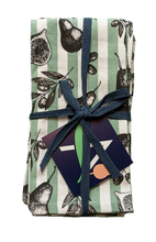 Load image into Gallery viewer, Allgifts Cotton Cloth Napkins - Fig & Pear (set of 4)