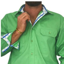 Load image into Gallery viewer, Antola Mens Cotton Full Button Shirt - Bryce