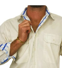 Load image into Gallery viewer, Antola Mens Cotton Full Button Shirt - Pat