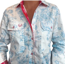 Load image into Gallery viewer, Antola Women's Full Button Cotton Shirt - Annabelle