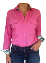 Load image into Gallery viewer, Antola Women's Full Button Cotton Shirt - Holly