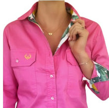 Load image into Gallery viewer, Antola Women's Full Button Cotton Shirt - Holly