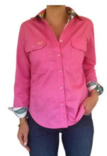 Load image into Gallery viewer, Antola Women's Full Button Cotton Shirt - Holly