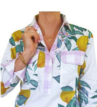 Load image into Gallery viewer, Antola Women's Half Button Cotton Shirt - Pip