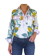 Load image into Gallery viewer, Antola Women's Half Button Cotton Shirt - Pip