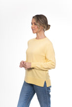 Load image into Gallery viewer, Soft & warm this 100% cashmere jumper with a crew neck and side splits. falling just below the hip..