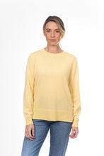 Load image into Gallery viewer, Bridge & Lord Jade Crew Neck Cashmere Jumper - Daffodil