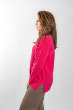 Load image into Gallery viewer, Bow & Arrow Polo Neck Knit - Bright Pink