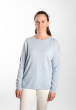 Load image into Gallery viewer, Bow & Arrow Swing Crew Knit w Katie & Millie - Baby Blue