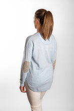 Load image into Gallery viewer, Bow & Arrow Swing Crew Knit w Katie & Millie - Baby Blue
