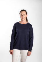 Load image into Gallery viewer, Bow & Arrow Swing Crew Knit w Katie & Millie - Navy