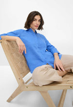 Load image into Gallery viewer, Brax Vicky Cotton Shirt - Sapphire
