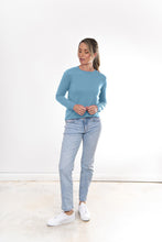 Load image into Gallery viewer, Bridge & Lord Wool/Cashmere Jumper - Frosted Blue
