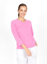 Load image into Gallery viewer, Bridge & Lord Cotton V Neck Jumper - Baby Pink