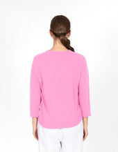 Load image into Gallery viewer, Bridge & Lord Cotton V Neck Jumper - Baby Pink
