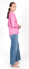 Load image into Gallery viewer, Bridge & Lord Cotton V Neck Jumper - Baby Pink