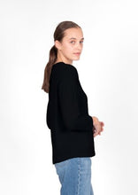 Load image into Gallery viewer, Bridge & Lord Cotton V Neck Jumper - Navy
