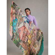 Load image into Gallery viewer, Cashmere Blend Scarf - Azure Oasis