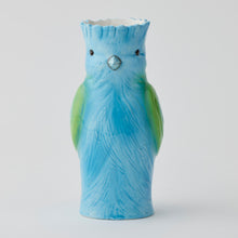 Load image into Gallery viewer, Ceramic Birdie Vase - Blue/Green