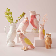 Load image into Gallery viewer, Ceramic Birdie Vase - Pink/Yellow