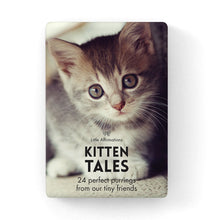 Load image into Gallery viewer, 24 Animal Affirmations Cards & Stand - Kitten Tales