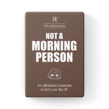 Load image into Gallery viewer, 24 Card Pack - "Not a Morning Person"