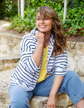 Load image into Gallery viewer, ELM Beachy Hoodie - Navy/White Stripe