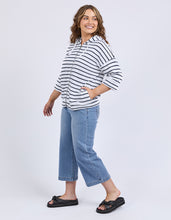 Load image into Gallery viewer, ELM Beachy Hoodie - Navy/White Stripe