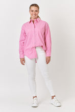 Load image into Gallery viewer, Enveloppe Cotton Poplin L/S Shirt - Pink Stripe
