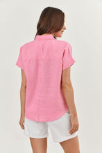 Load image into Gallery viewer, Enveloppe S/S Linen Shirt - Rose Pink