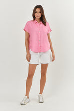 Load image into Gallery viewer, Enveloppe S/S Linen Shirt - Rose Pink