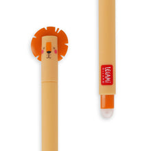 Load image into Gallery viewer, Legami Erasable Gel Pen - Orange Ink - Lion