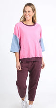 Load image into Gallery viewer, ELM Mazie Colour Block Sweat - Geranium