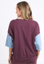 Load image into Gallery viewer, ELM Mazie Colour Block Sweat - Geranium