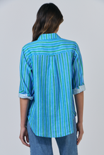 Load image into Gallery viewer, Enveloppe L/S Linen Shirt - Rayure Sapin