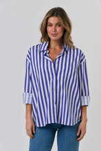 Load image into Gallery viewer, Enveloppe Cotton Poplin L/S Shirt - Rayure Roi