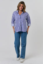 Load image into Gallery viewer, Enveloppe Cotton Poplin L/S Shirt - Rayure Roi
