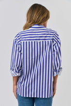 Load image into Gallery viewer, Enveloppe Cotton Poplin L/S Shirt - Rayure Roi