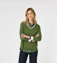 Load image into Gallery viewer, Gordon Smith Harvard Jumper - Khaki