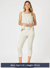 Load image into Gallery viewer, Gordon Smith Miley Lino Cami - Natural