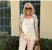 Load image into Gallery viewer, Gordon Smith Miley Lino Cami - Natural