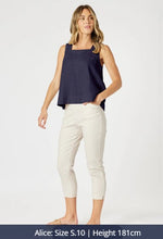 Load image into Gallery viewer, Gordon Smith Miley Lino Cami - Navy